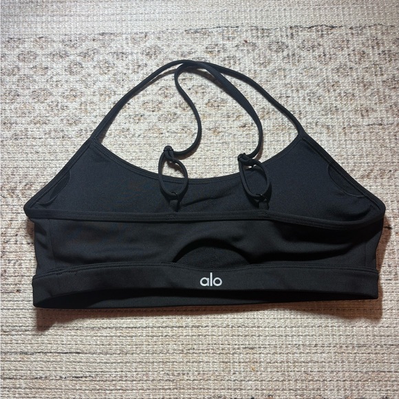 ALO Yoga Black Sports Bra - Picture 2 of 4
